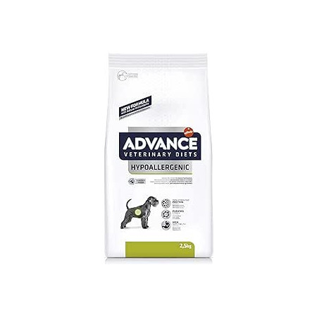 Advance Veterinary Diets - Hypoallergenic - Cibo per Cani con Per le Reazioni Avversi agli Alimenti - 2,5kg