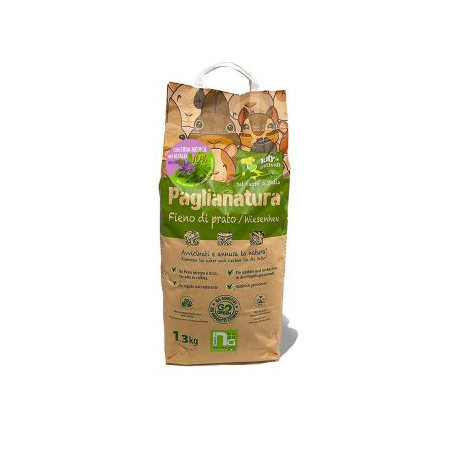 Paglianatura Fieno di Prato stabile 1,3kg con erba medica