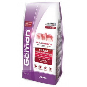 Gemon - All Breed Adult Action Energy con Pollo da 15 Kg