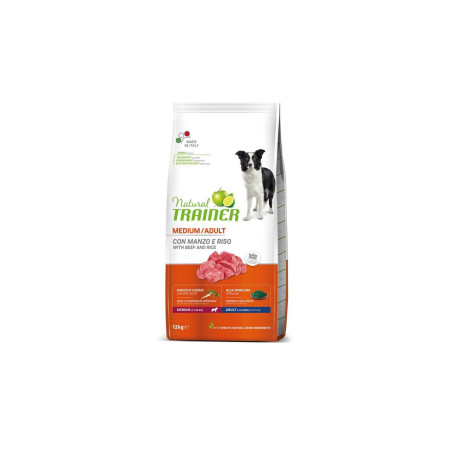 Trainer Cane - Natural - Medium - Adult - Manzo & Riso 12 Kg