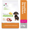 Natural Trainer Sensitive No Gluten Cibo per Cani Puppy&Junior con Salmone - 2kg