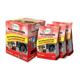 Esca derattizzante Copyr RATIDIOL GRANO 1,5kg 3 conf da 500gr