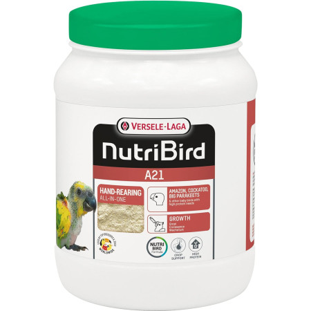 VERSELE-LAGA - NutriBird A21 - Pappa da imbecco per pulli di pappagallo 800 gr