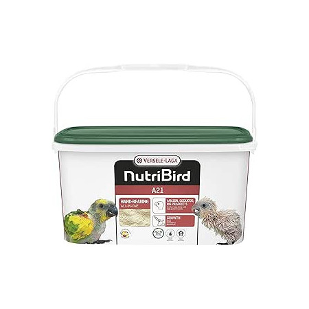 VERSELE-LAGA - NutriBird A21 - Pappa da imbecco alla mano Ad alto contenuto proteico - 3kg
